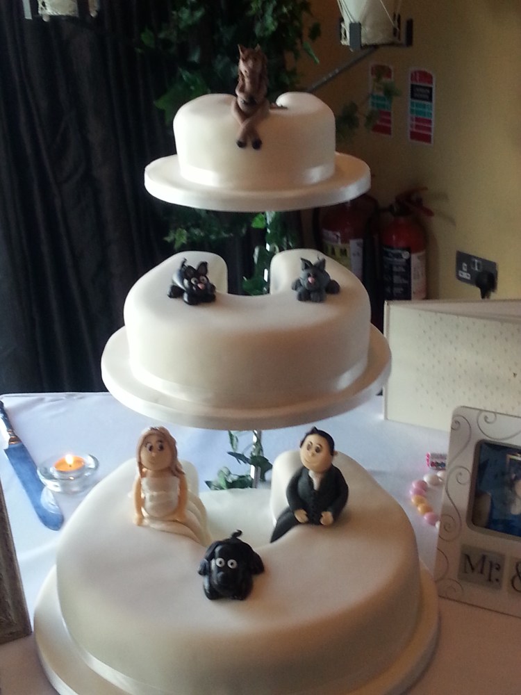 Erica & Dave's Wedding Cake